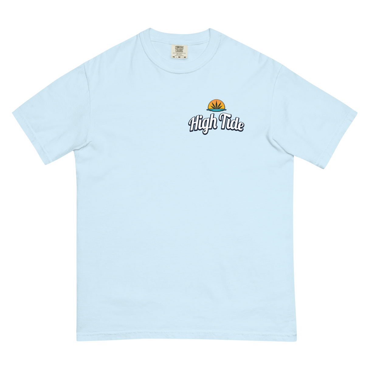 Front of High Tide Palm Trees Florida Finest Tee