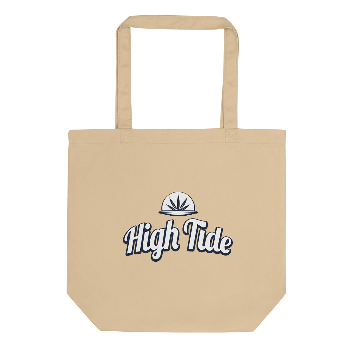 High Tide Eco Tote Bag showing High Tide Papers logo