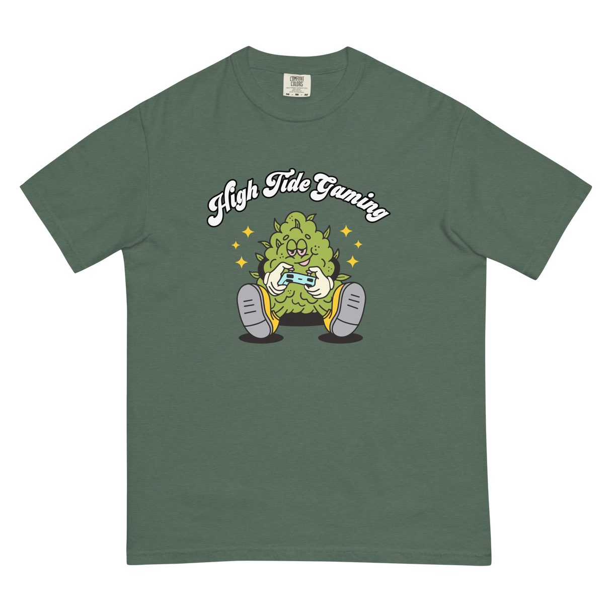 High Tide Gaming Heavyweight Tee Front PNG