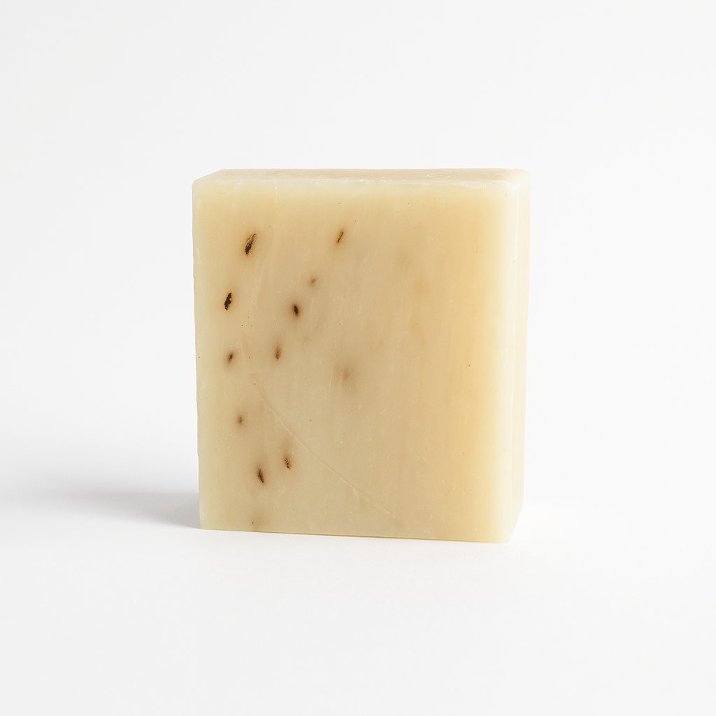 High Tide organic hemp soap standing on a white backdrop