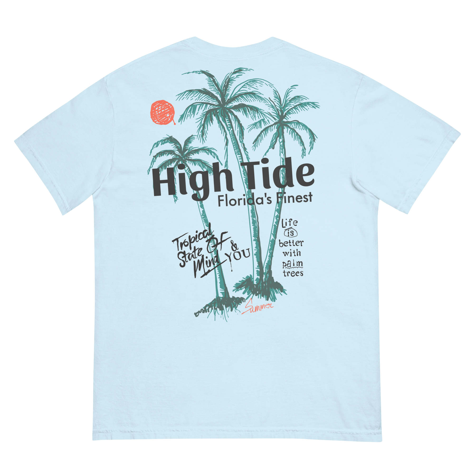 High Tide Palms Heavyweight Tee