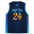 High Tide Basketball Jersey Back PNG