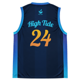 High Tide Basketball Jersey Back PNG
