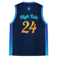 High Tide Basketball Jersey Back PNG