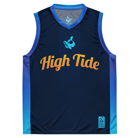 High Tide Basketball Jersey Front PNG