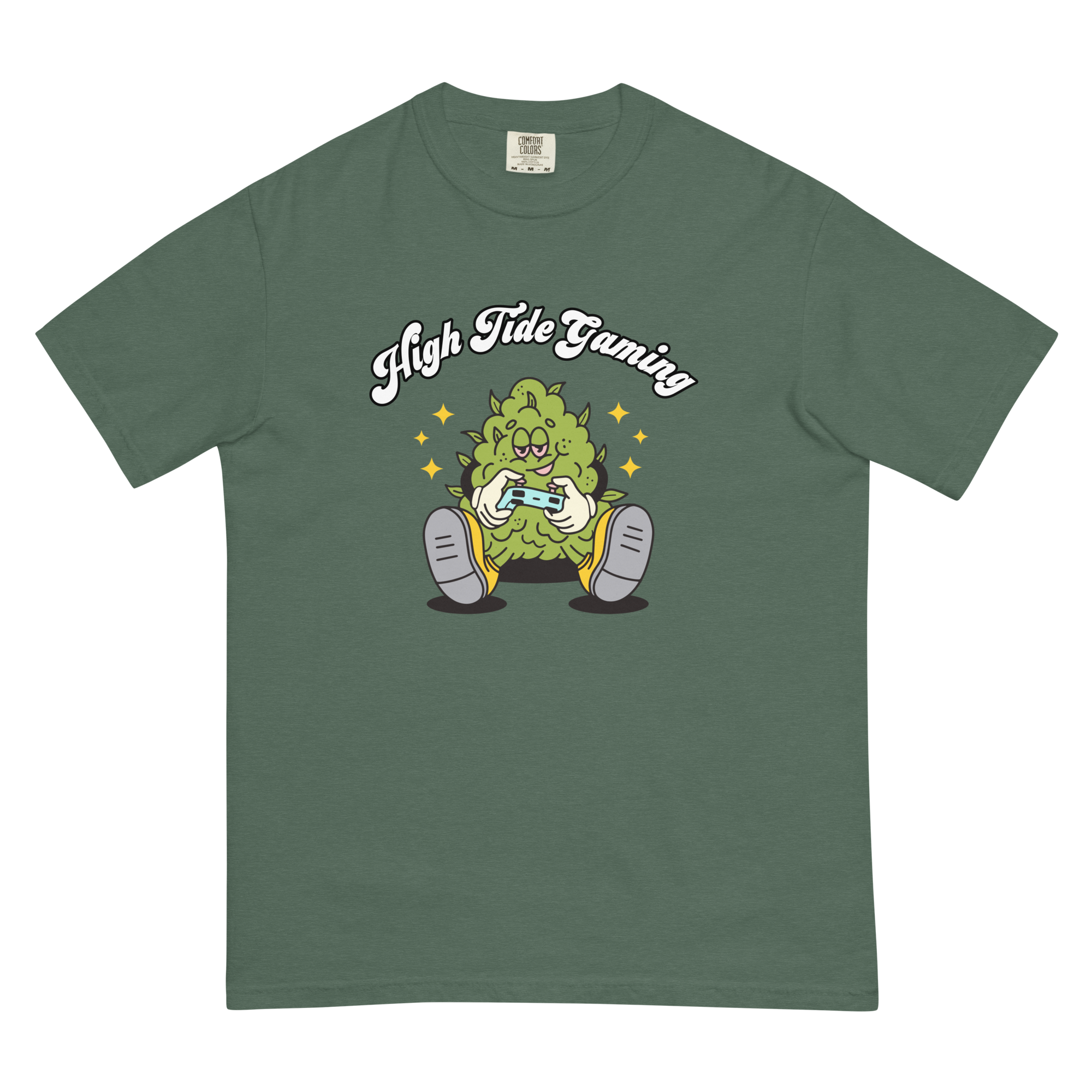 High Tide Gaming Heavyweight Tee Front PNG