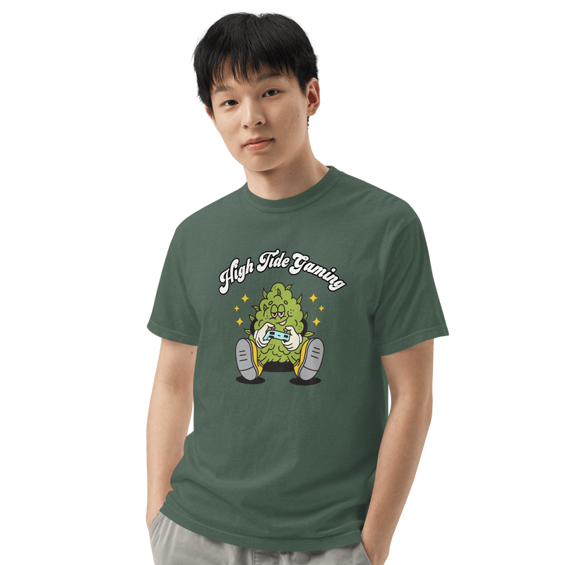 High Tide Gaming Heavyweight Tee Male Model