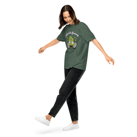 High Tide Gaming Heavyweight tee worn by woman model